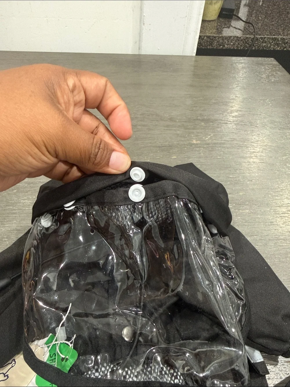 Pack 2 clothing’s dog Waterproof Black Dog Jacket with Reflective Trim and Hood